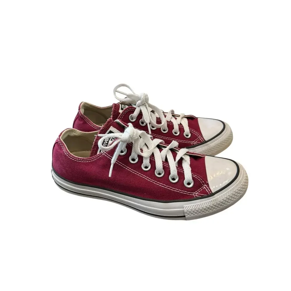 Converse Chuck Taylor All Star Ox Burgundy Canvas Women’s 7 Men’s 5